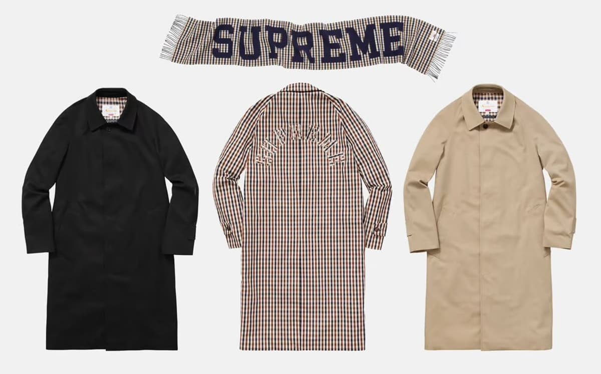 Supreme's Underrated Gingham Trench: Timeless Sophistication
