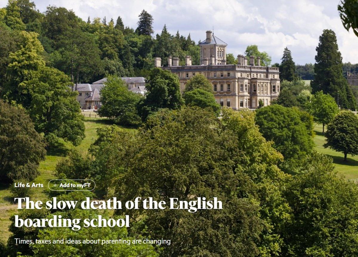 Wealthy Parents Reject Boarding Schools Amid Cultural Shift