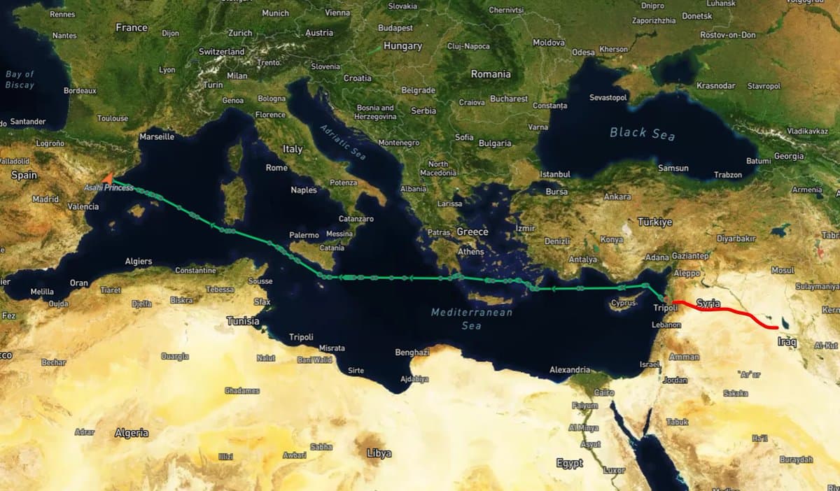 Iraqi Fuel Trucks Cross Syria, Arrive in Spain