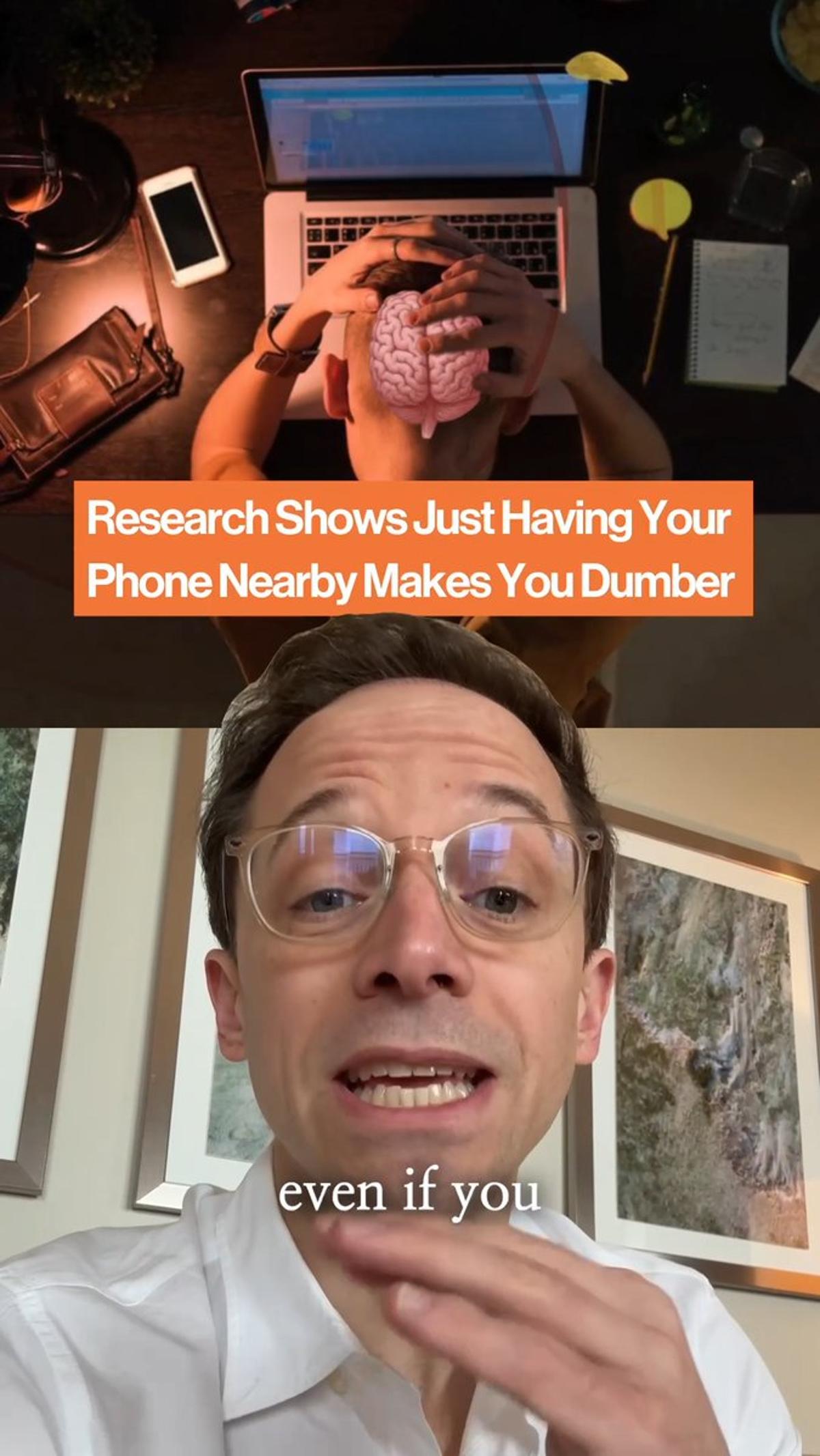 Your Phone Nearby Hampers Thinking—Move It Away