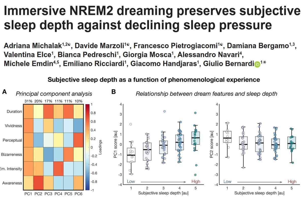 Immersive Dreams Make Deep Sleep Feel Deeper