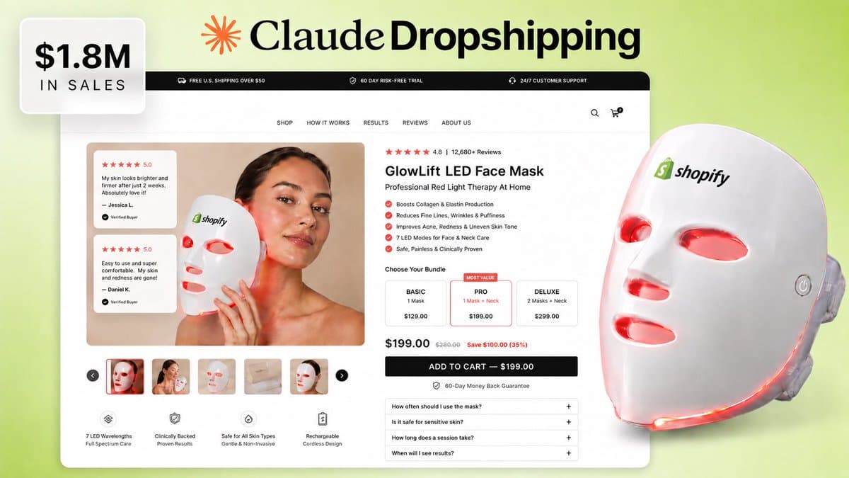 Clone Million-Dollar Shopify Designs with Claude Tools