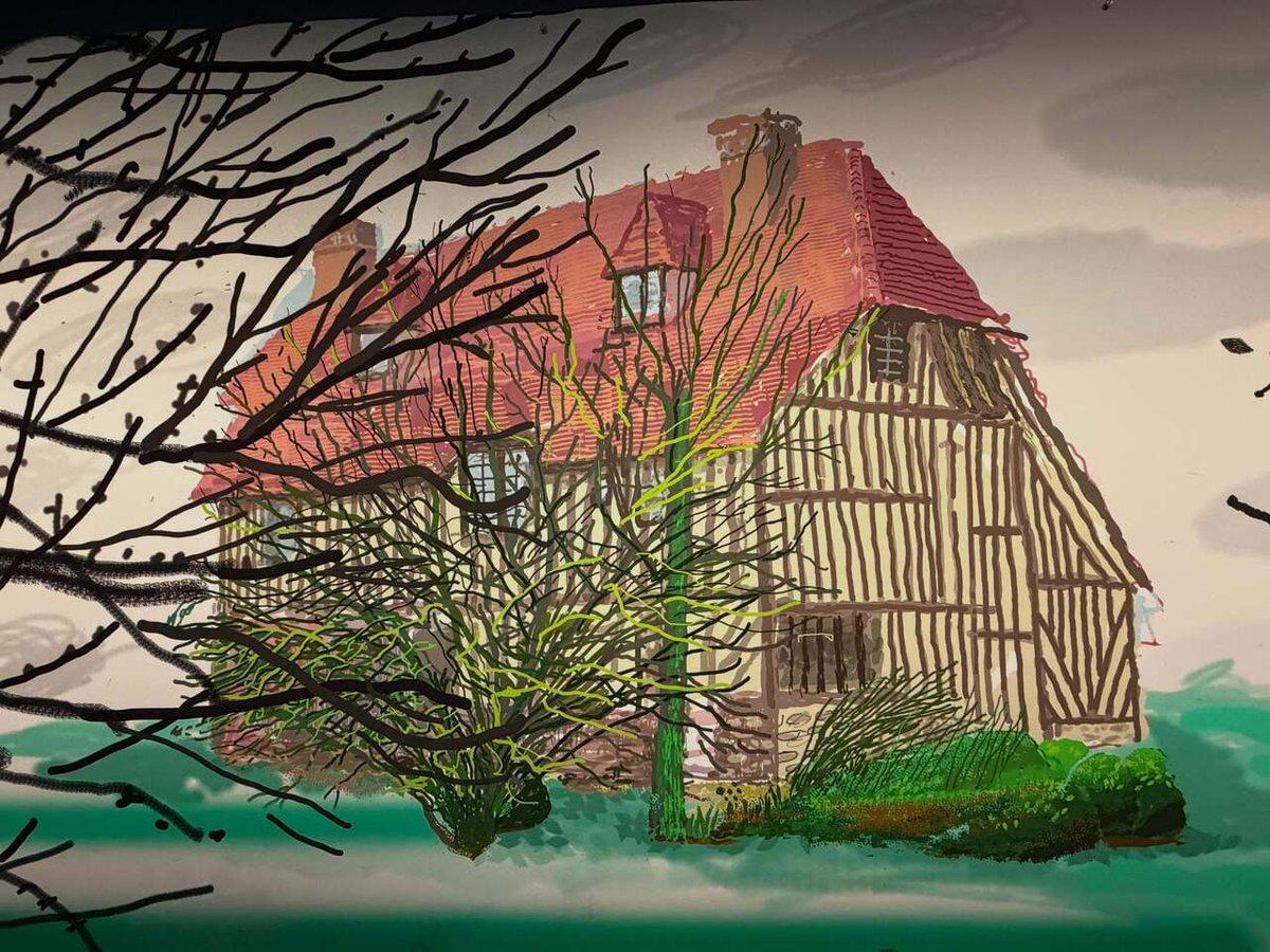 Hockney Reflects on Painting After Normandy Year