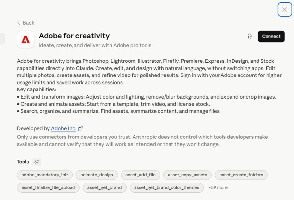 Anthropic Launches Claude Connectors for Major Creative Tools