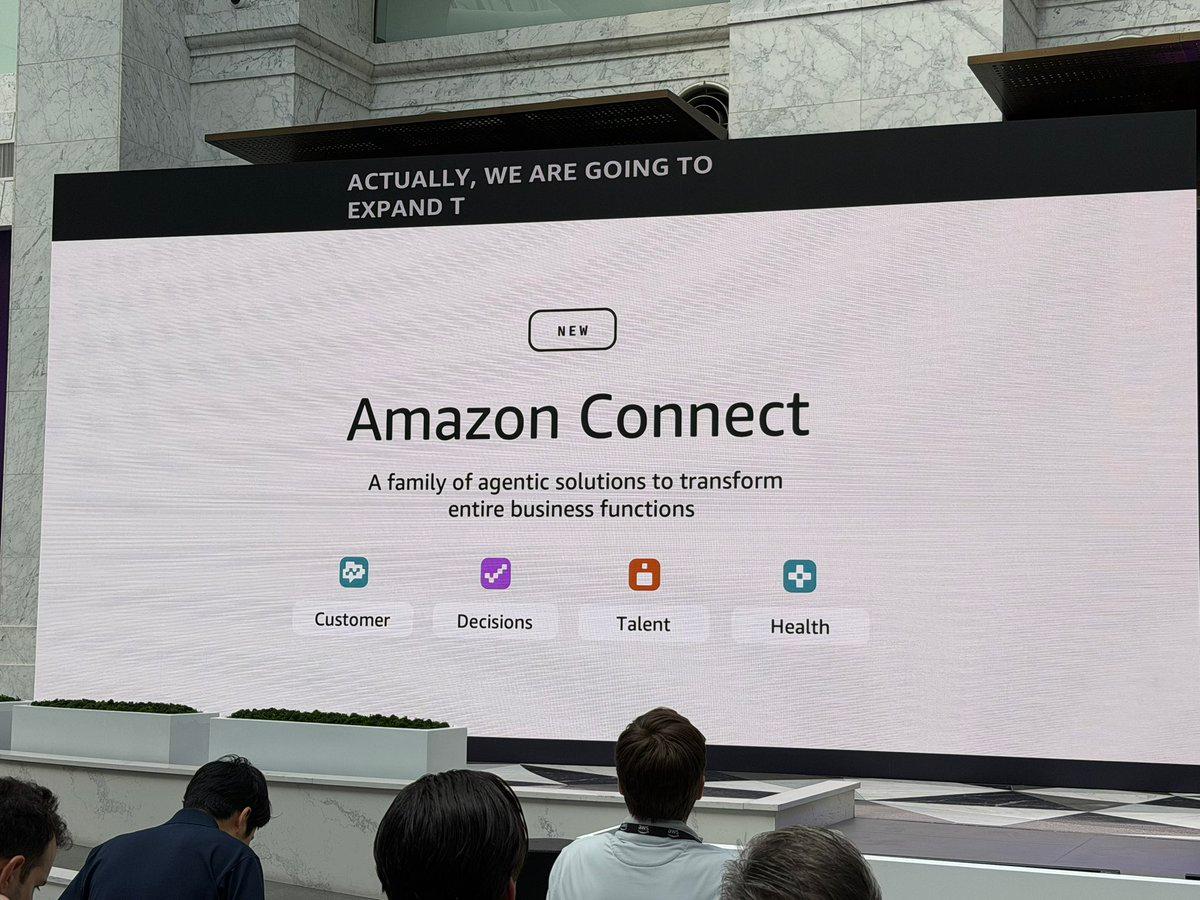 Amazon Connect Expands Into Customer, Decisions, Talent, Health