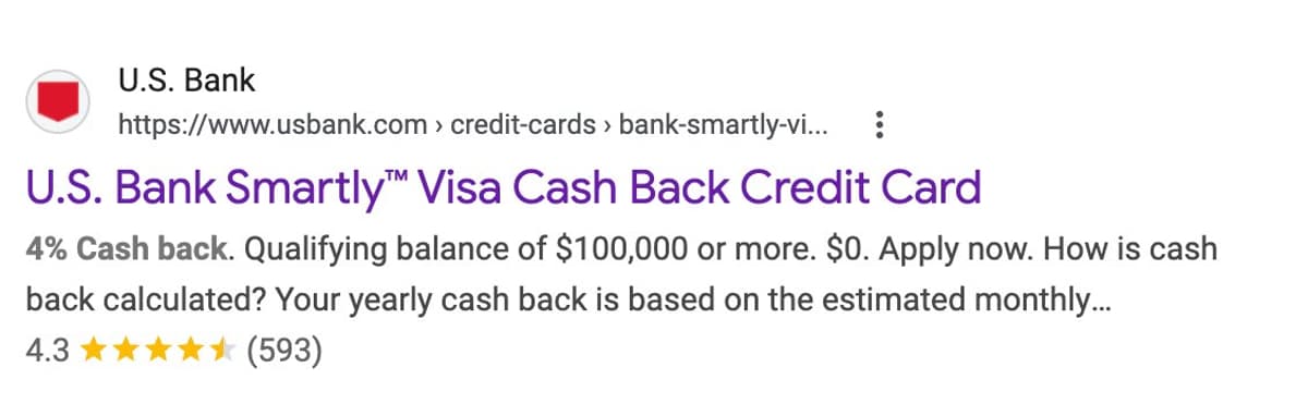4% Cash Back Beats Banks, US Bank Loses Money