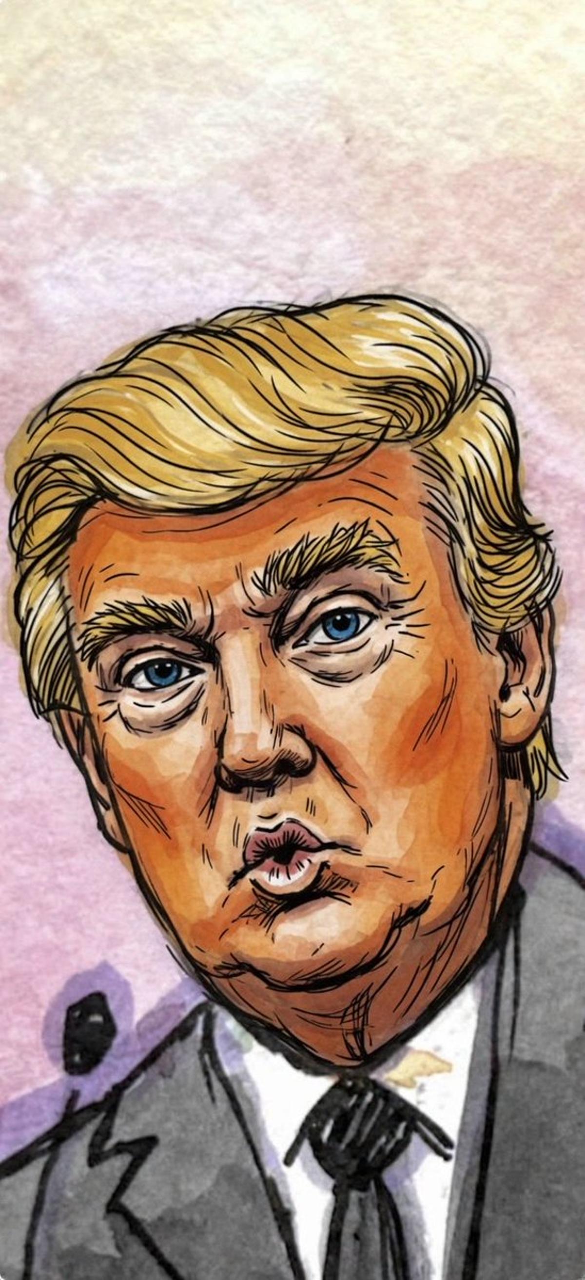 Imagined Courtroom Sketch Shows Trump at OpenAI‑Elon Trial