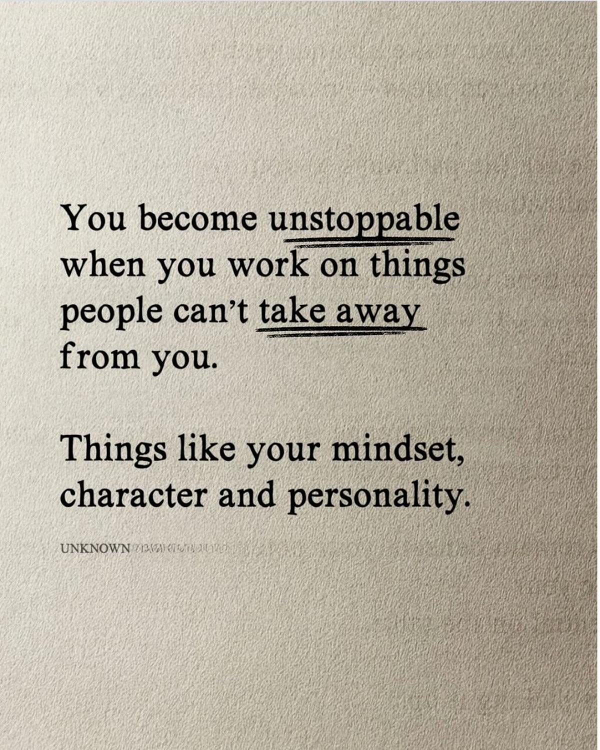Build Unstealable Advantage Through Unshakable Internal Beliefs