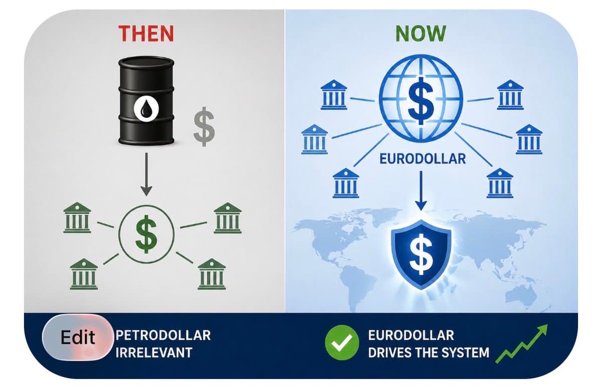 Eurodollars Dominate as Petrodollar Fades, Dollar Consolidates