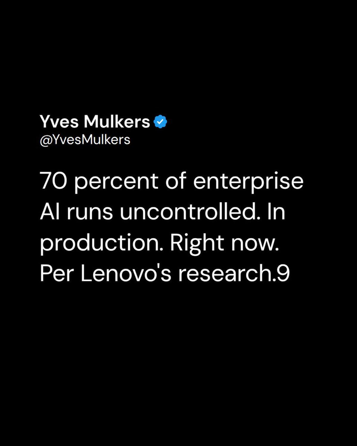 Most Enterprise AI Lacks Ownership and Governance