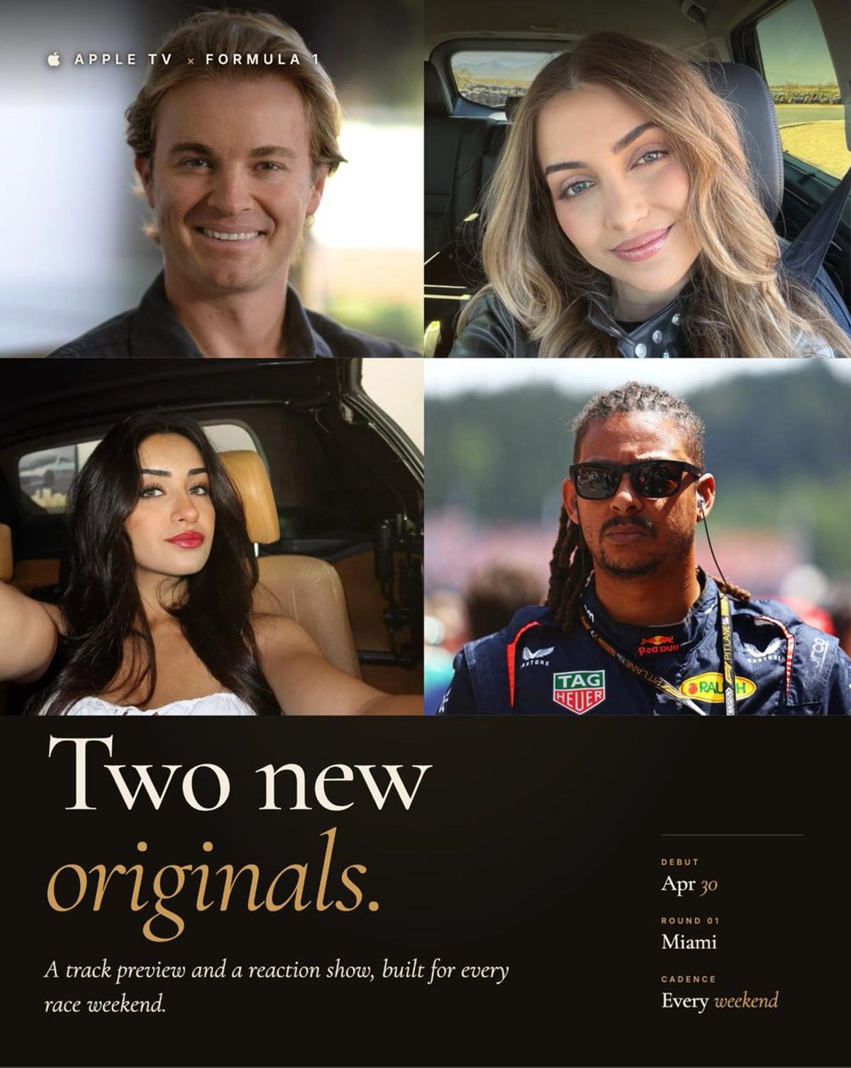 Apple TV Debuts Two New Original F1 Series