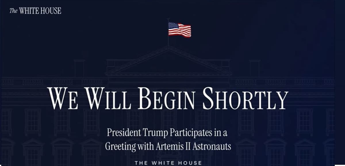 White House Announces Trump to Greet Artemis II Astronauts Soon