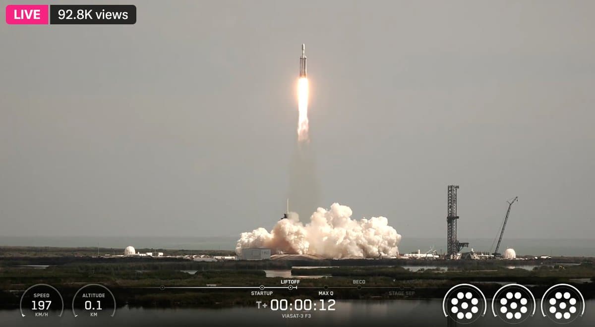 Falcon Heavy Marks 2026’s 100th Orbital Launch