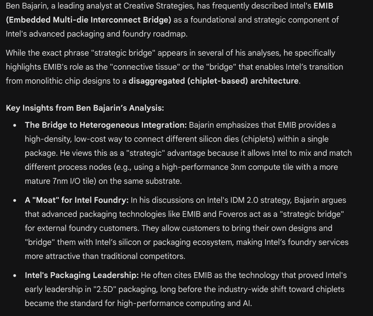 Designers Choose EMIB Over TSMC for Strategic Benefits
