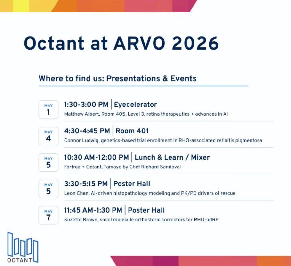 Octant Bio Showcases Research at ARVO Conference