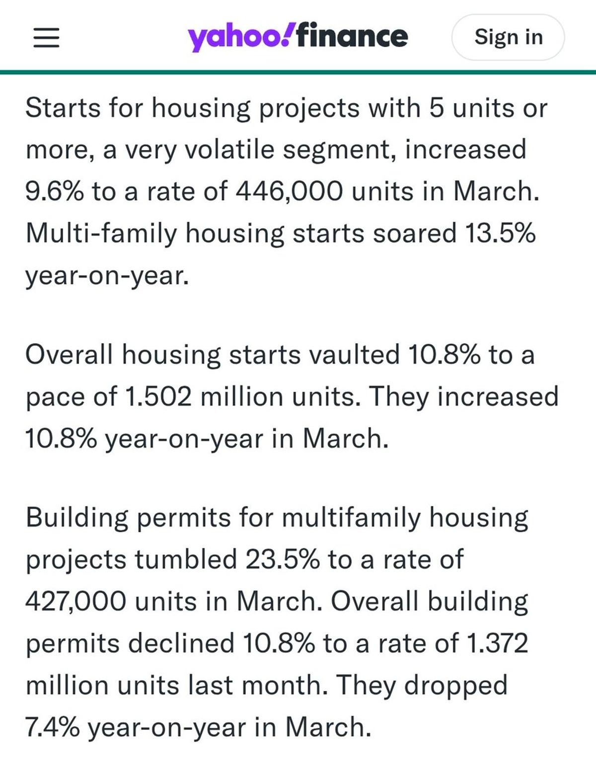 Census Multifamily Housing Starts Data Is Unreliable, Ignore It