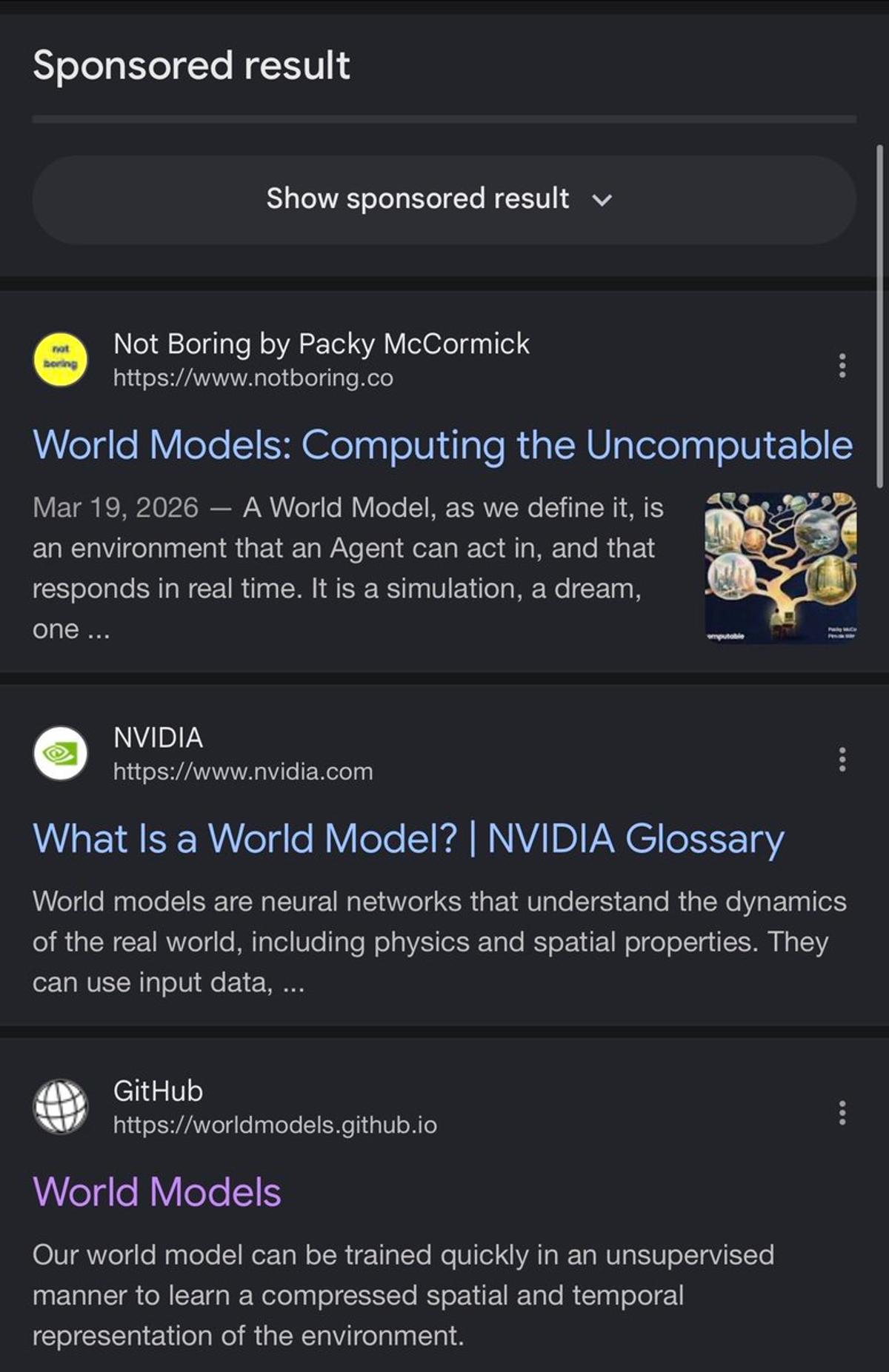 Our Essay Tops World Models Search over Nvidia, GitHub, Nature