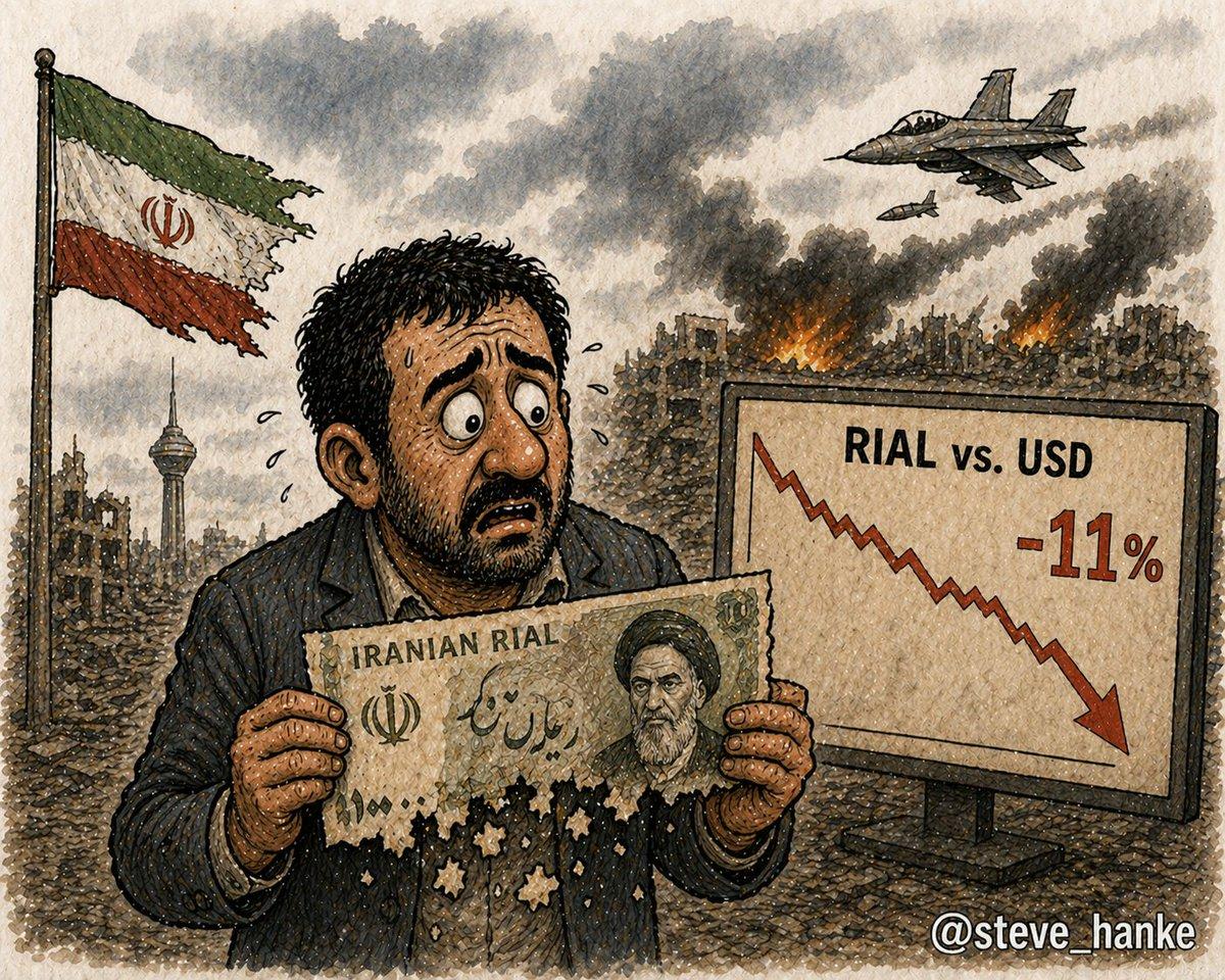 Iranian Rial Plunges 11% Against USD in Two Days