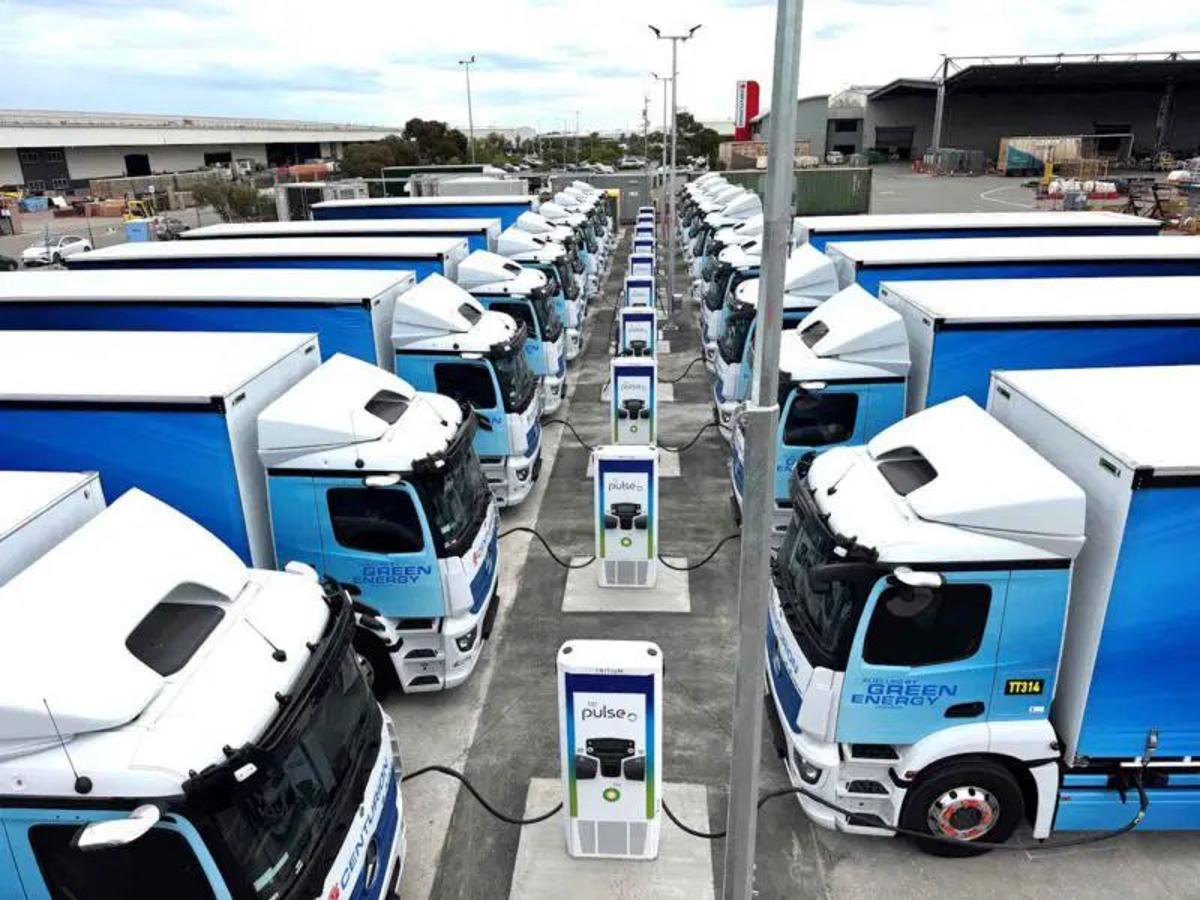 Centurion Swaps 30 Diesel Trucks for Electric, Adds Solar‑powered Chargers