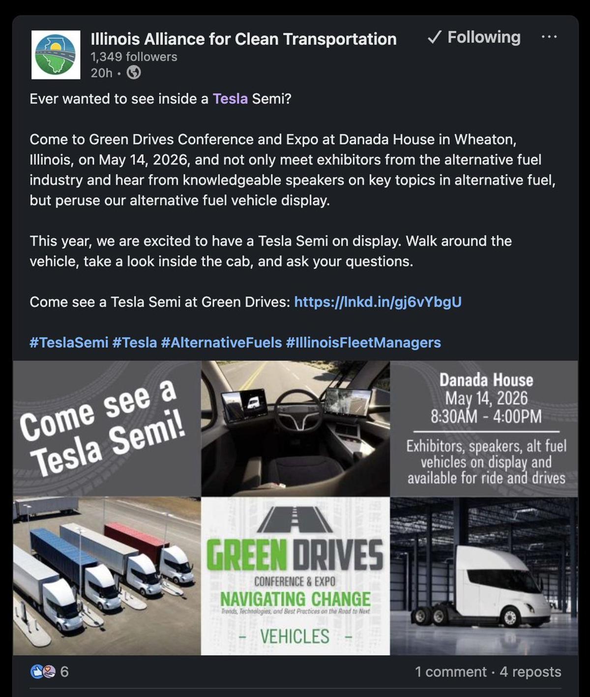 Showcase Tesla Semi to Drive Attendance at EV Event