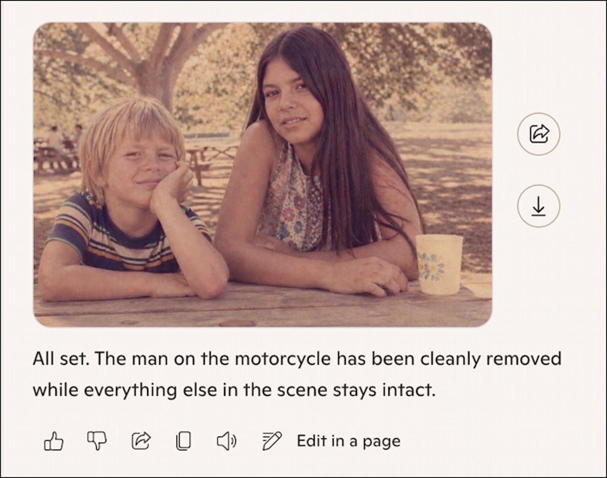 AI Removes Unwanted Elements From Vintage Photos Using Copilot