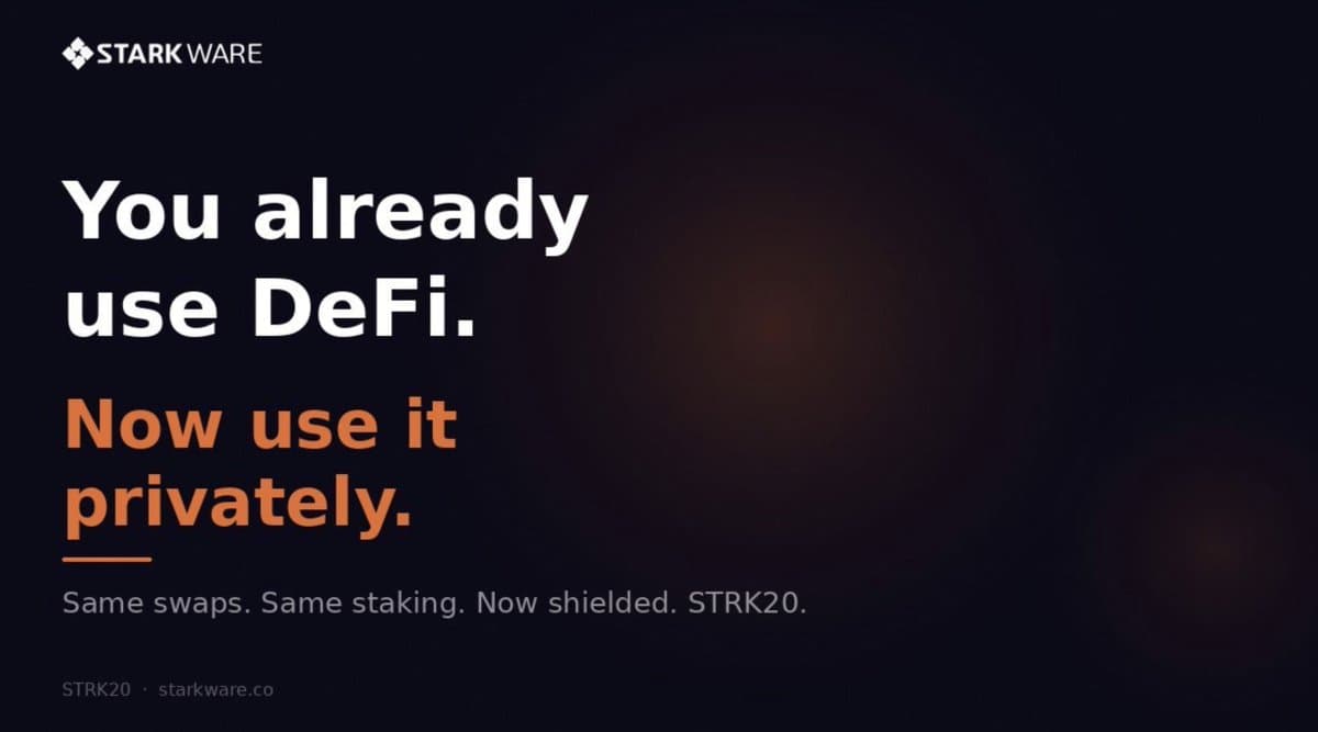 Privacy Essential for DeFi; STRK20 Delivers Fast, Cheap Anonymity