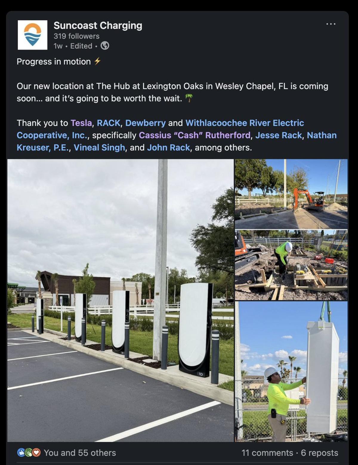 Florida's Next Third‑Party Supercharger Highlights Local Endangered Species
