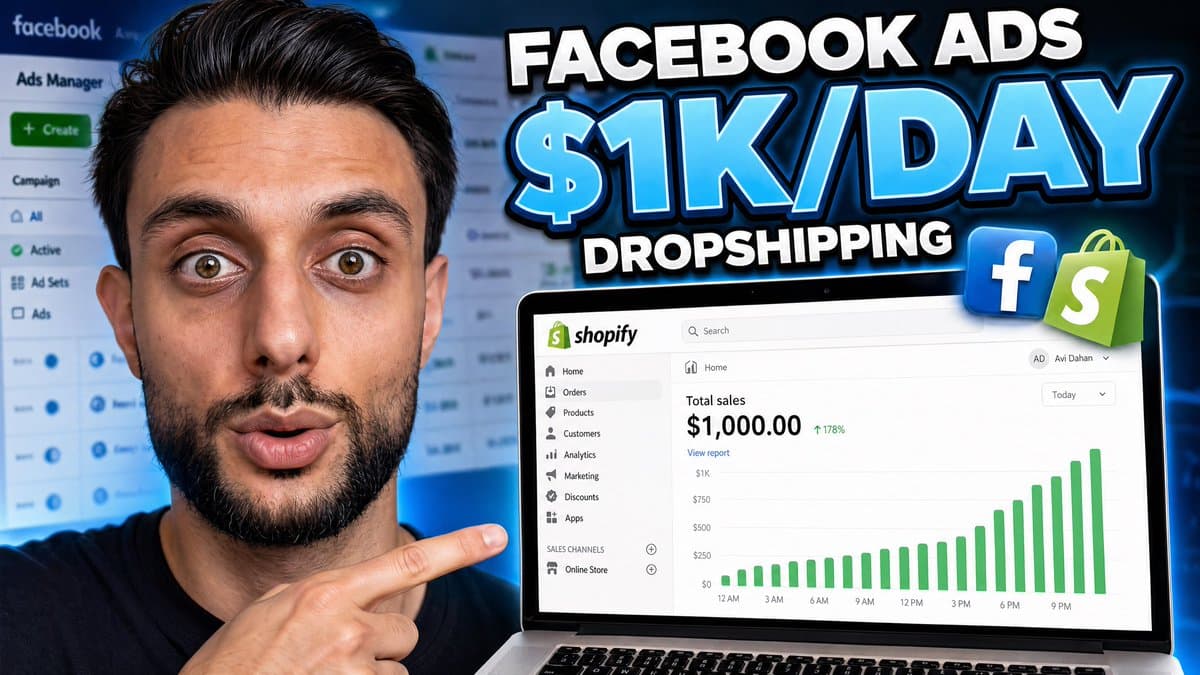 Facebook Ads Blueprint: $1K/Day Dropshipping Success