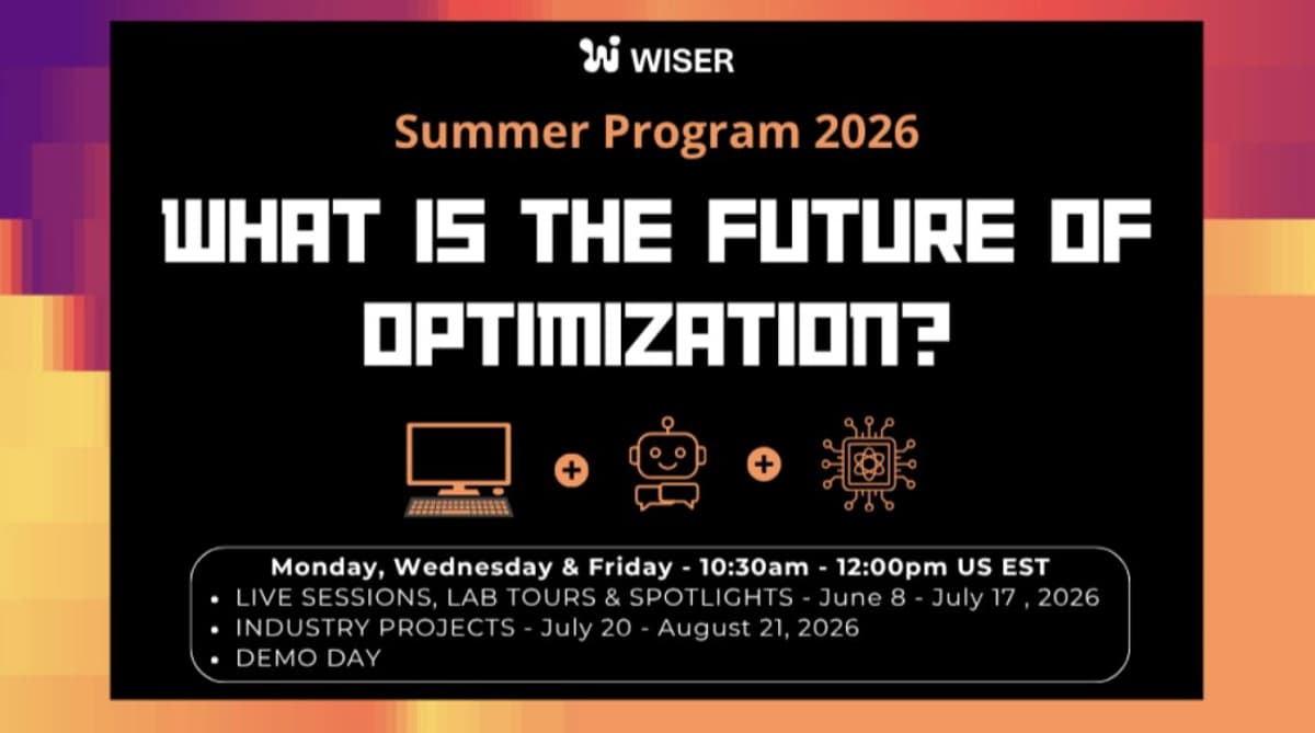 Free Summer Program Merges Quantum, AI, Classical Optimization