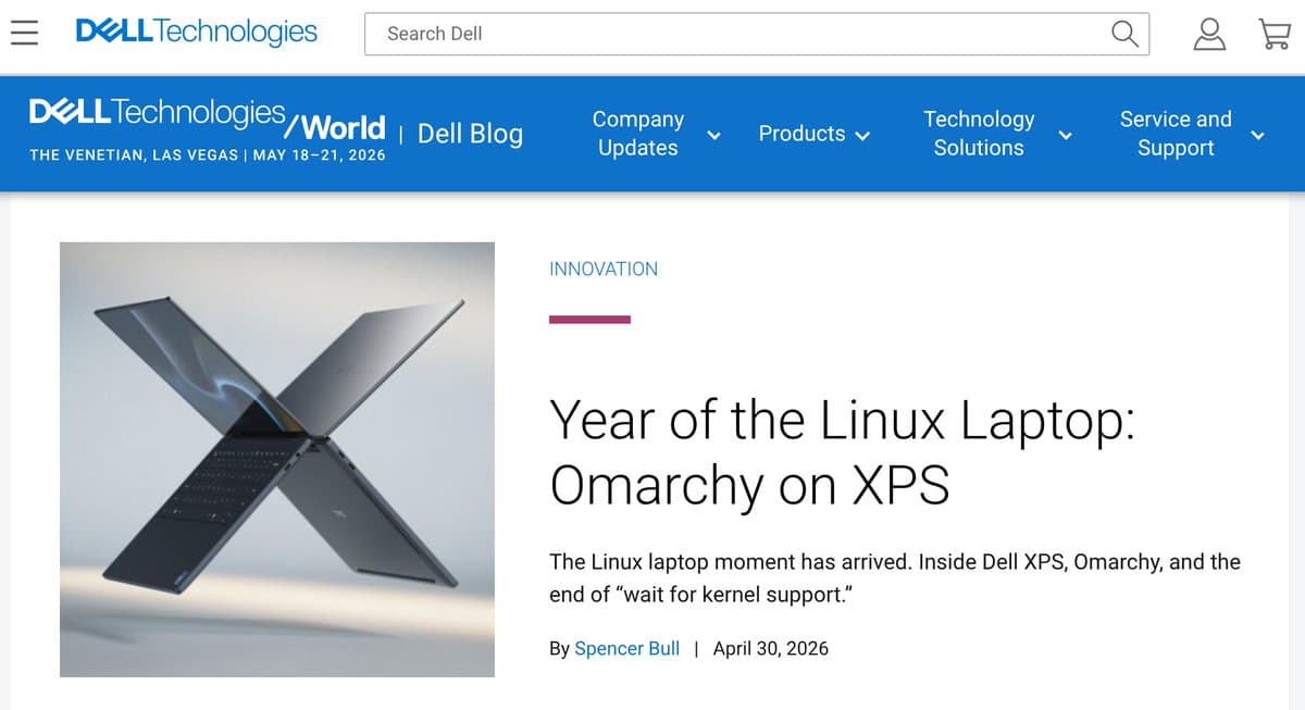 Dell XPS Embraces Linux with Omarchy, Ending Kernel Wait