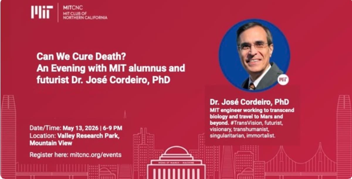 Exploring Immortality: Dr. Cordeiro Discusses Curing Death
