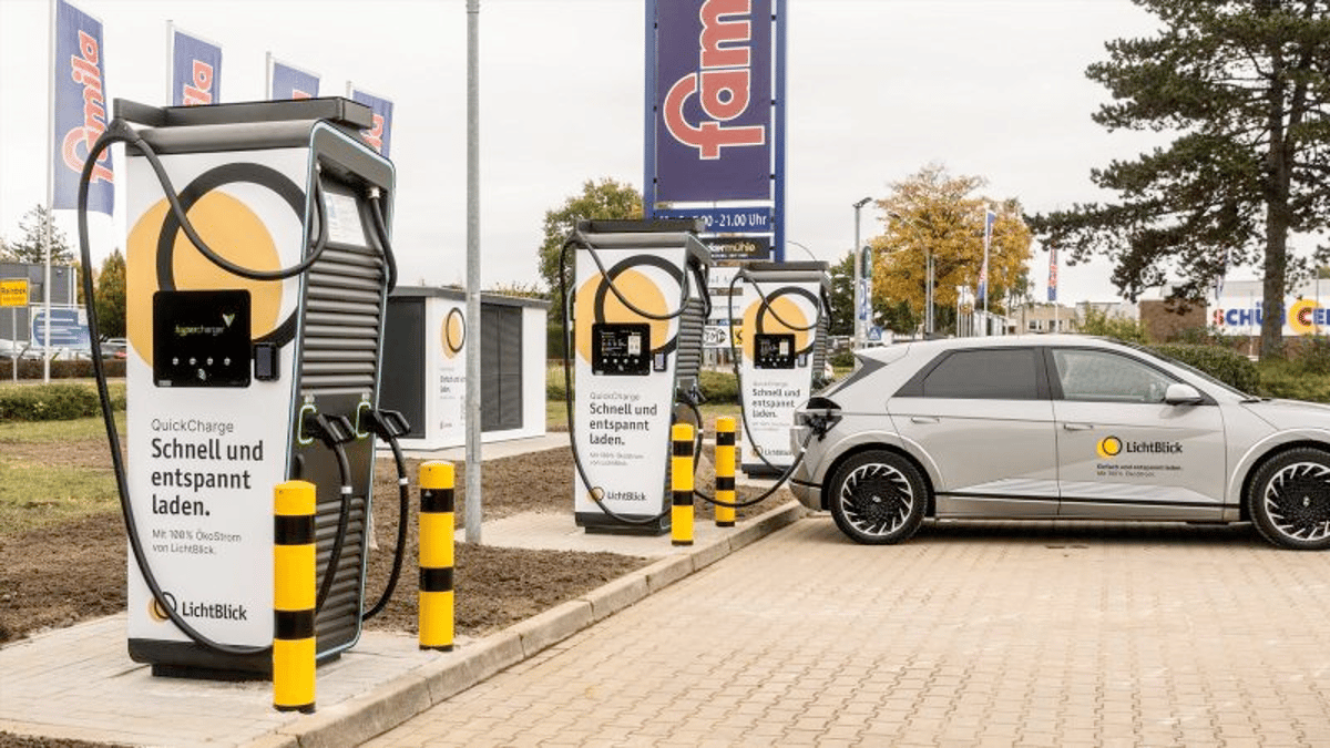Free EV Charging in Germany Midday at Stores