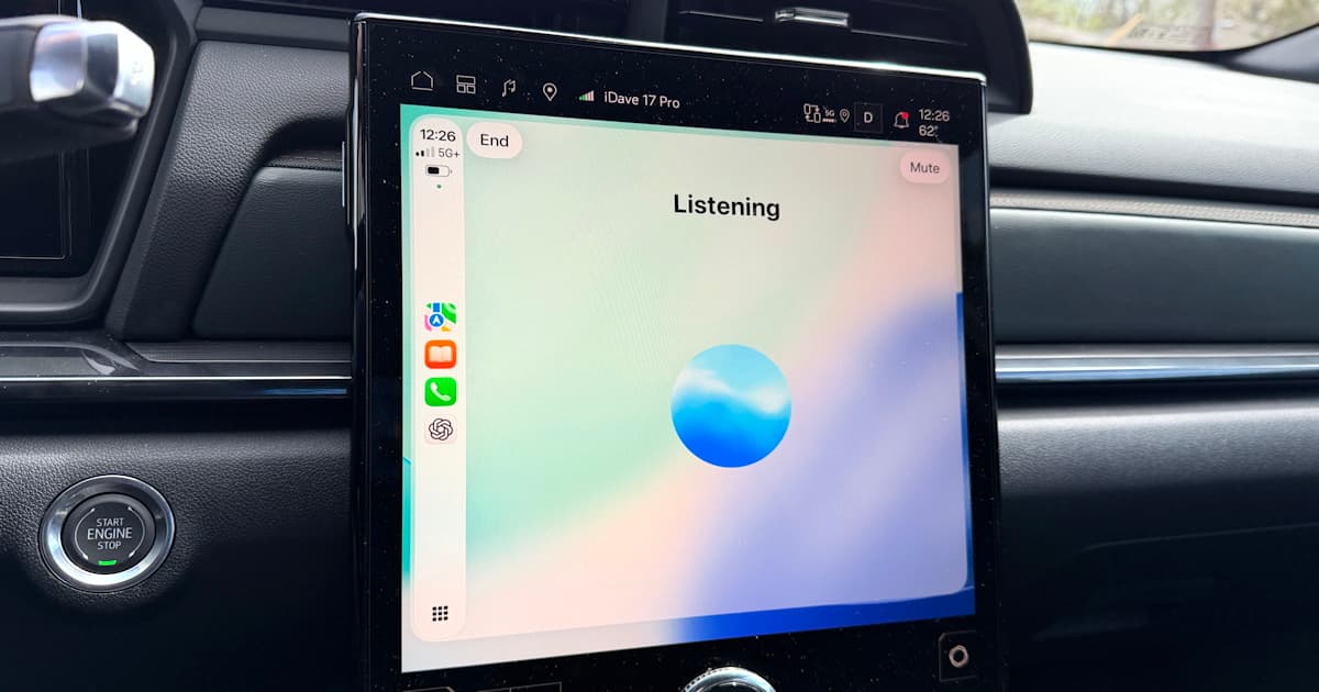 ChatGPT Goes Hands-Free on Apple CarPlay with iOS 26.4