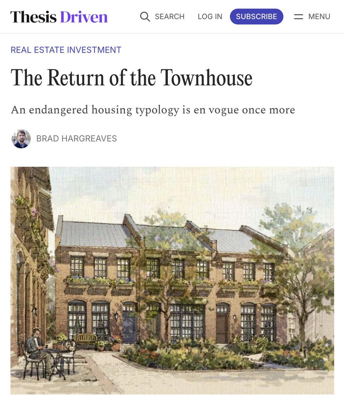 Younger Buyers Prefer Smaller Townhouse-Style Homes