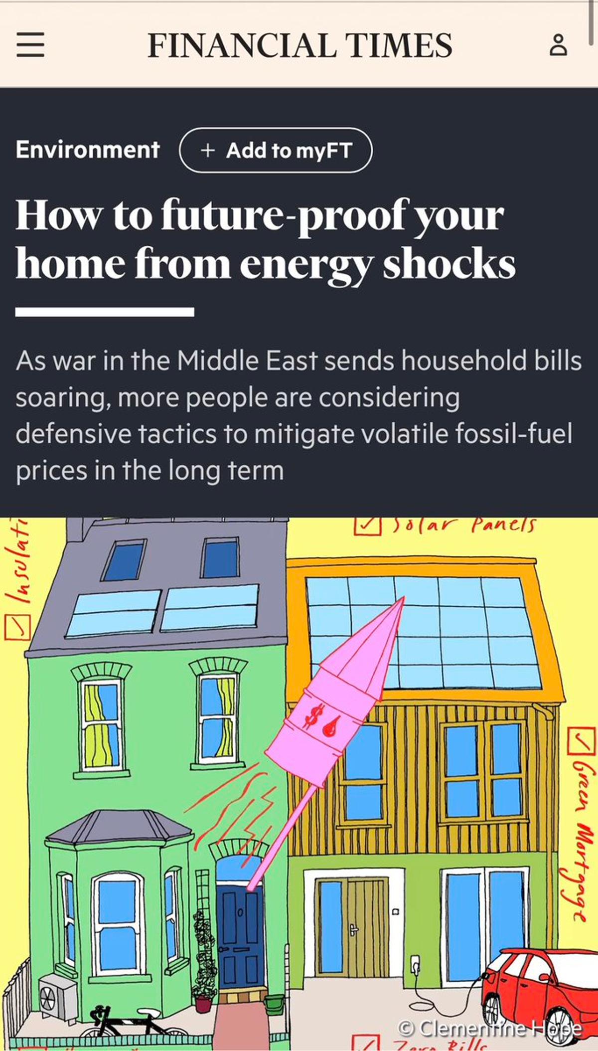 Geopolitical Turmoil Directly Raises UK/EU Household Energy Bills