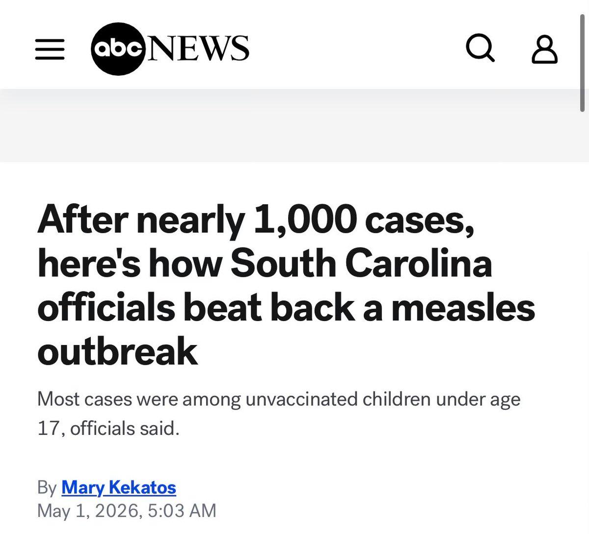 Vaccination Quickly Halts Measles Outbreak After Decline