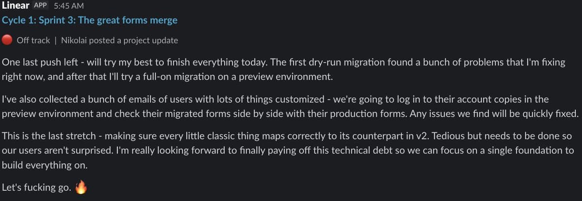 Merging Two Form Versions Ends Major UX Debt