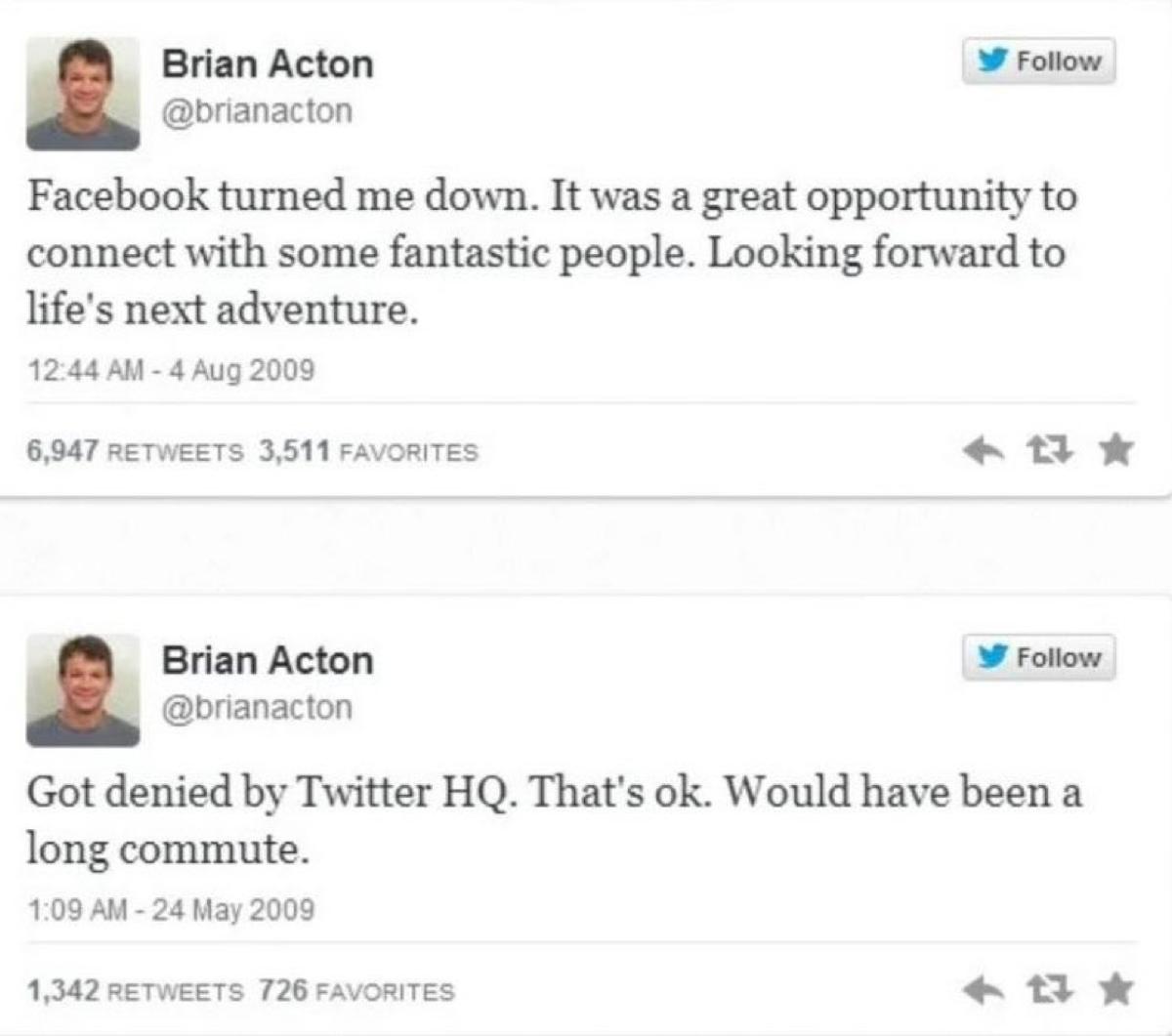 Rejected Today,