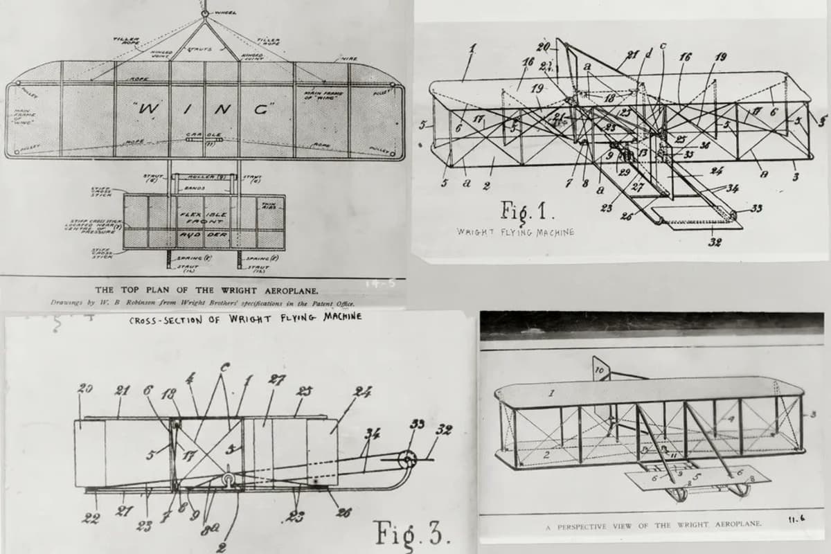 Wright Brothers Filed the First Airplane Patent in 1903