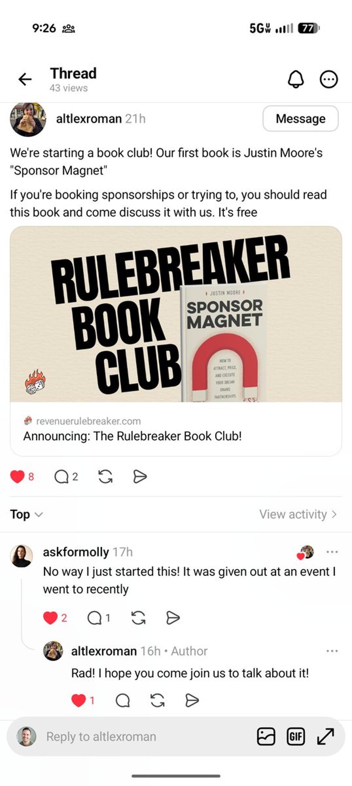 Unexpected Book Club Reads Include SponsorMagnet