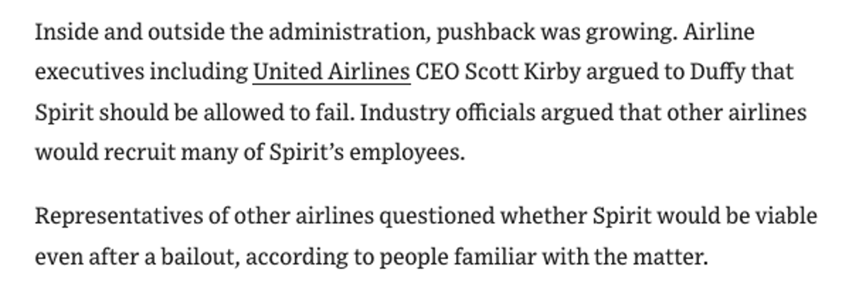 Big Airlines Blamed for Spirit’s Downfall Amid Price Wars
