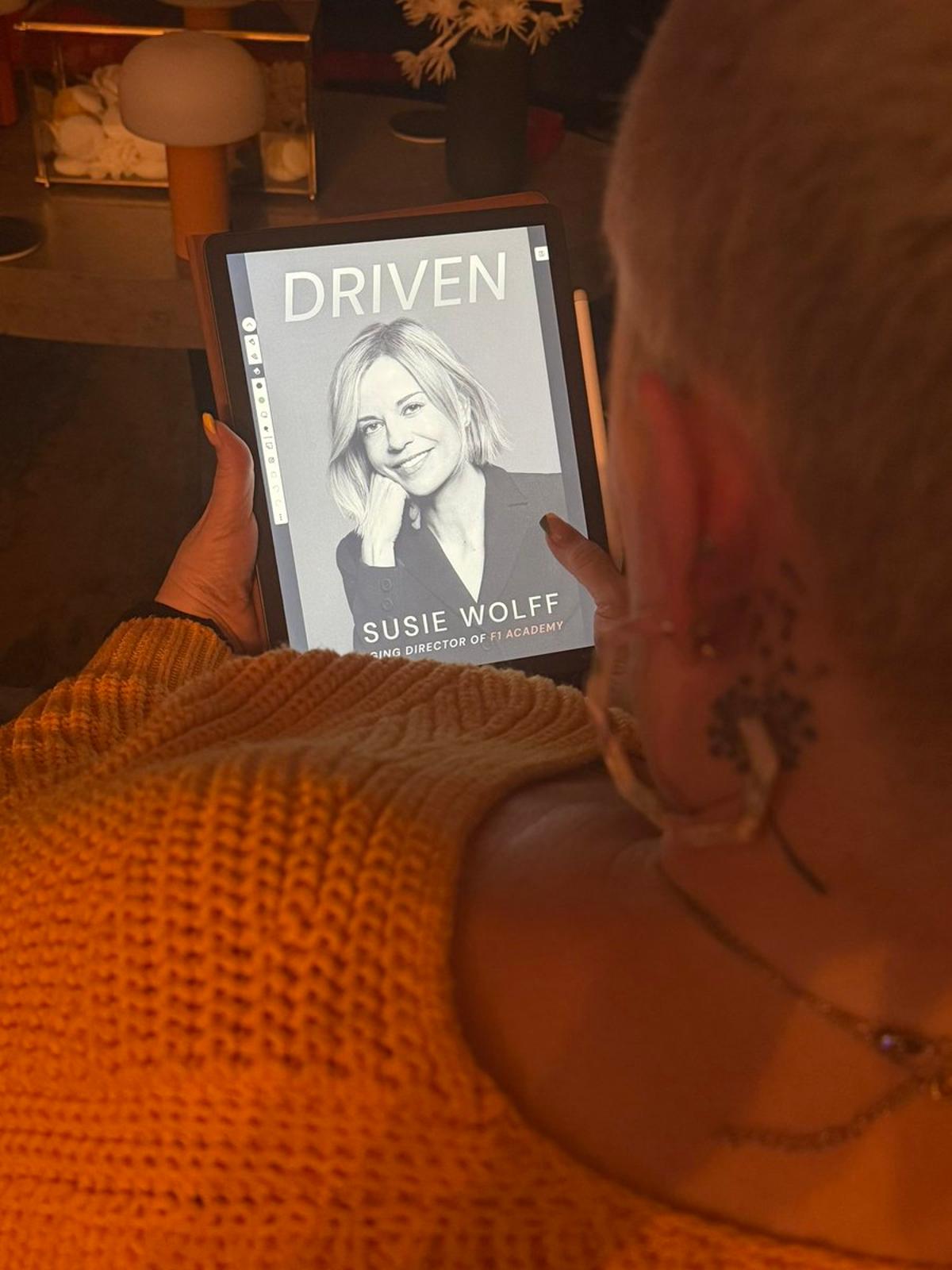 Excited to Read Susie Wolff’s ‘Driven’ on Paris Trip