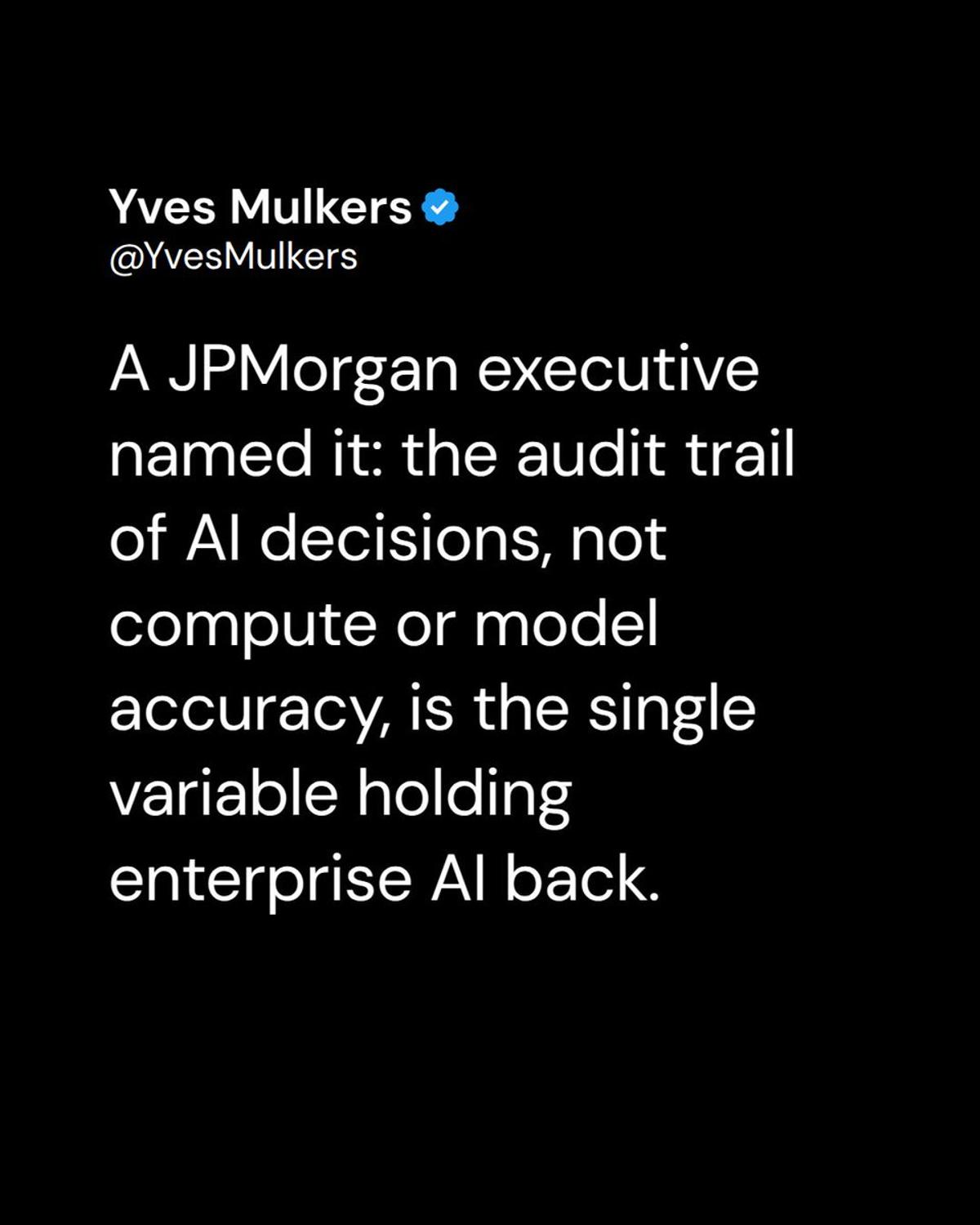 Lack of AI Decision Audit Trails Stalls Enterprise Adoption