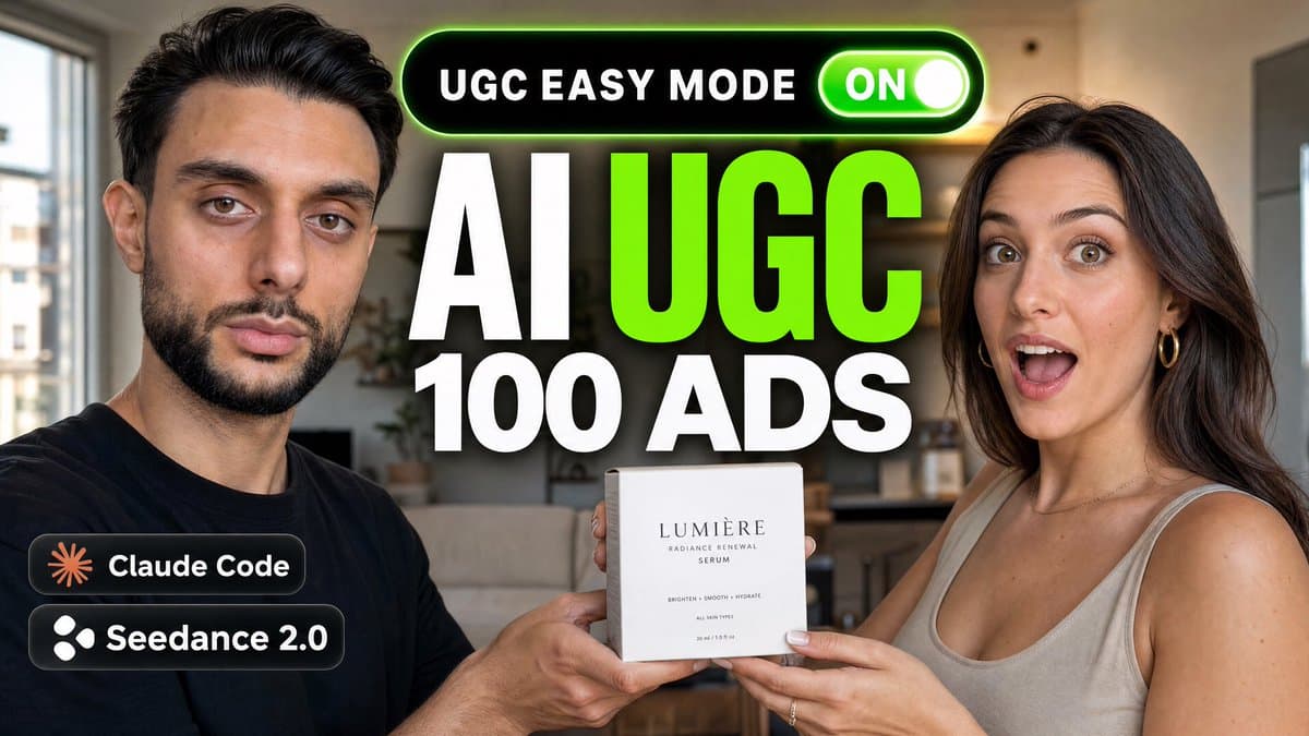 Create 100 AI‑generated UGC Ads in 30 Minutes
