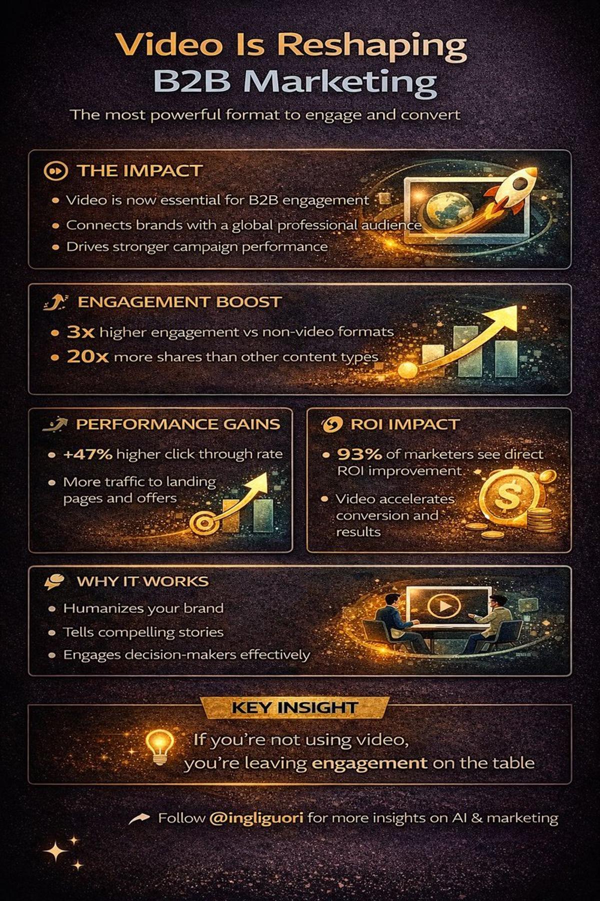 B2B Video Delivers Triple Engagement and 20× Shares