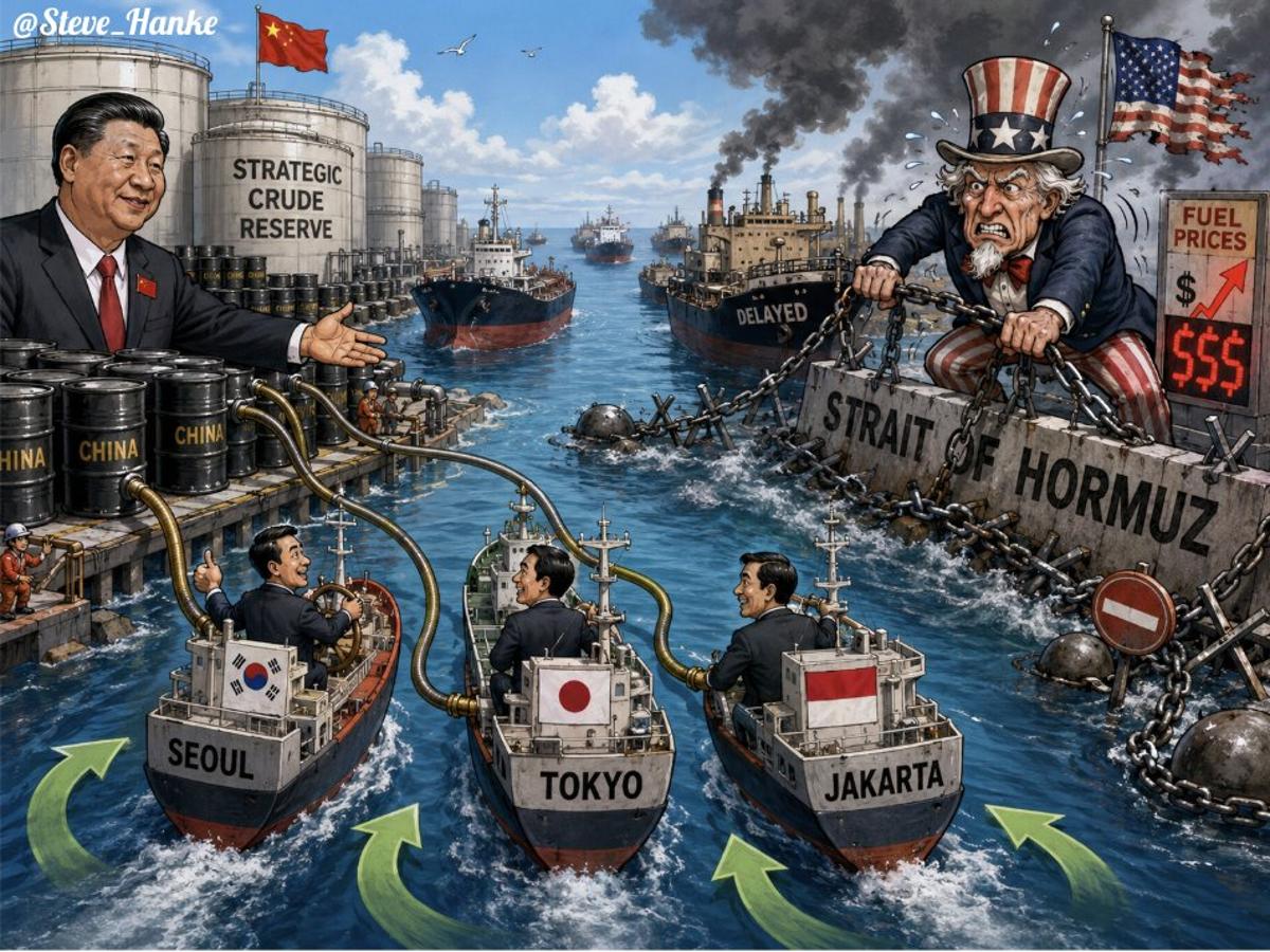 China’s Oil Aid Drives Asian Pivot From US