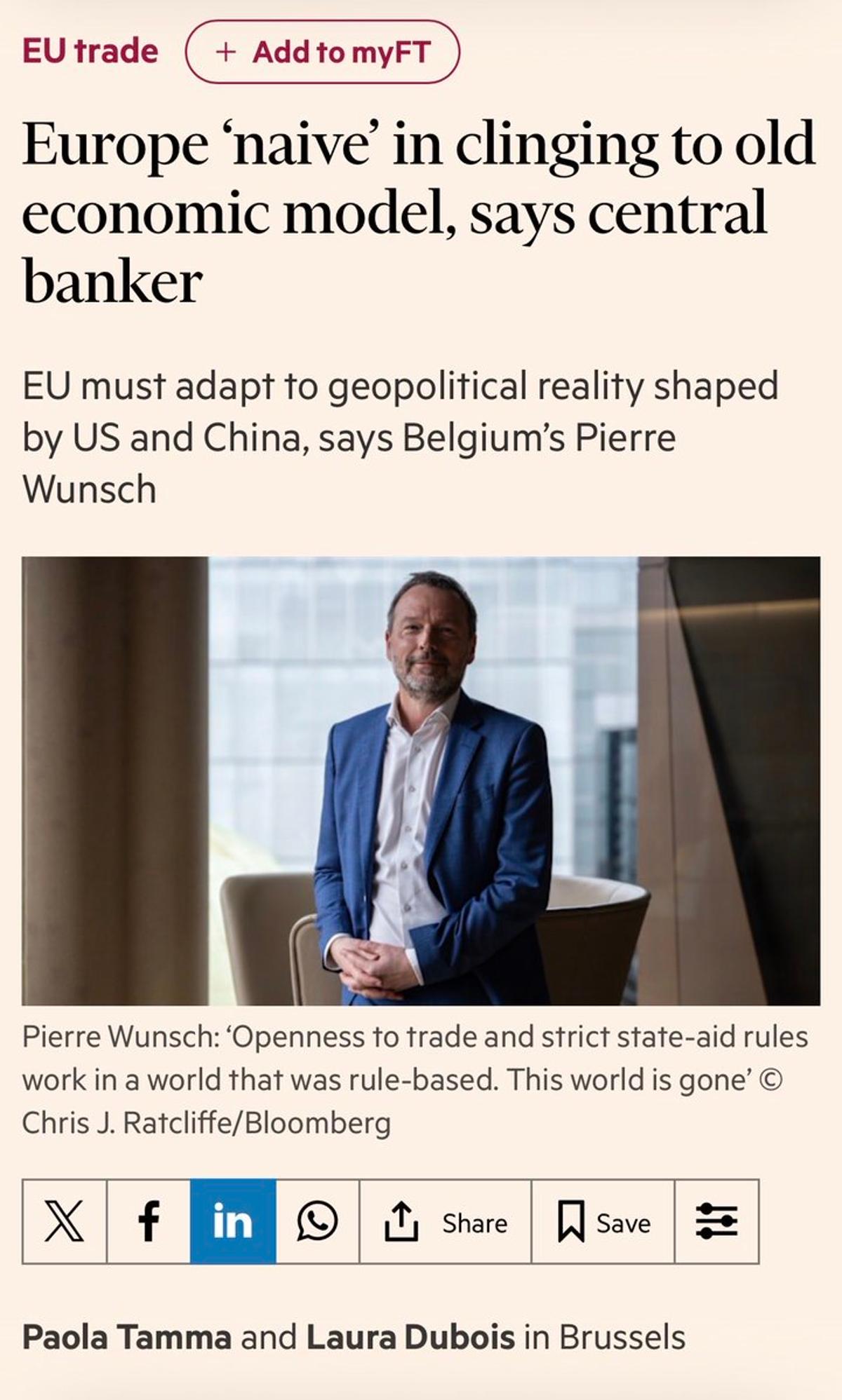 EU Trade Policy Needs Upgrade Beyond Naive Eurosclerosis