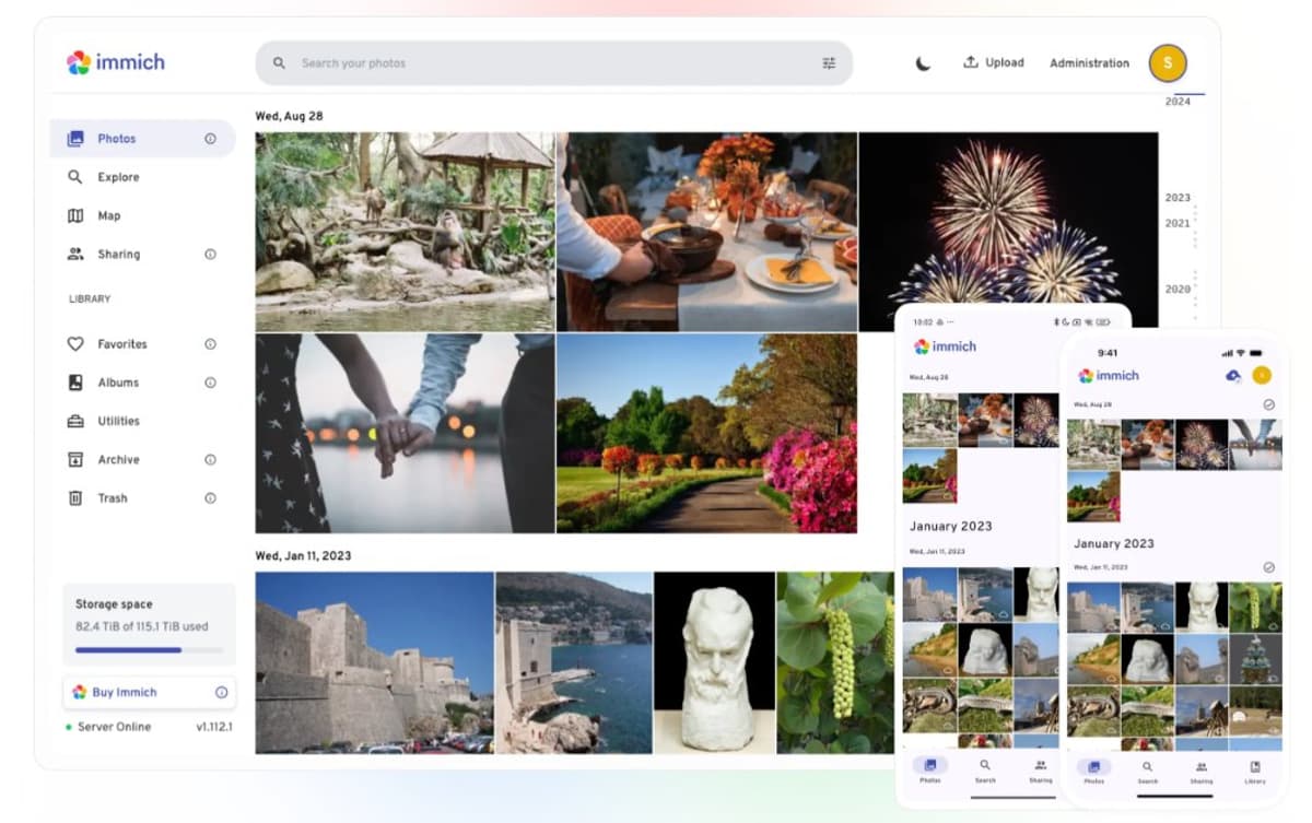 Self‑hosted Immich Replaces Paid Cloud Photo Services