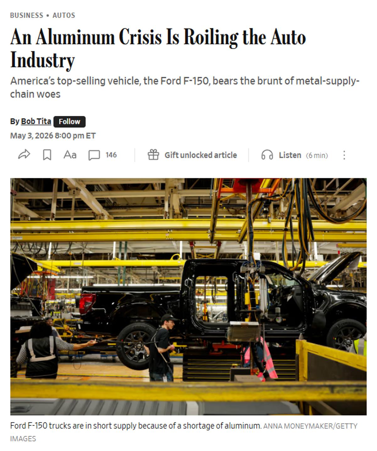 Tariffs, War, and Anger Spark Massive Aluminum Self‑Sabotage