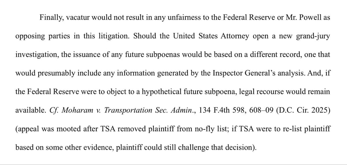 DOJ Seeks to Erase Ruling, Hints at Future Grand Jury